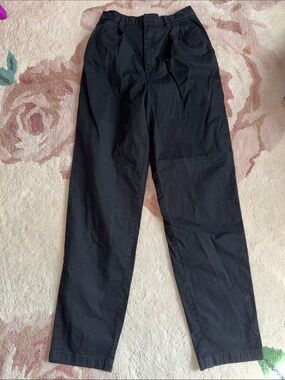 GAP Women's Black High-Rise Trousers, sz 4 Long